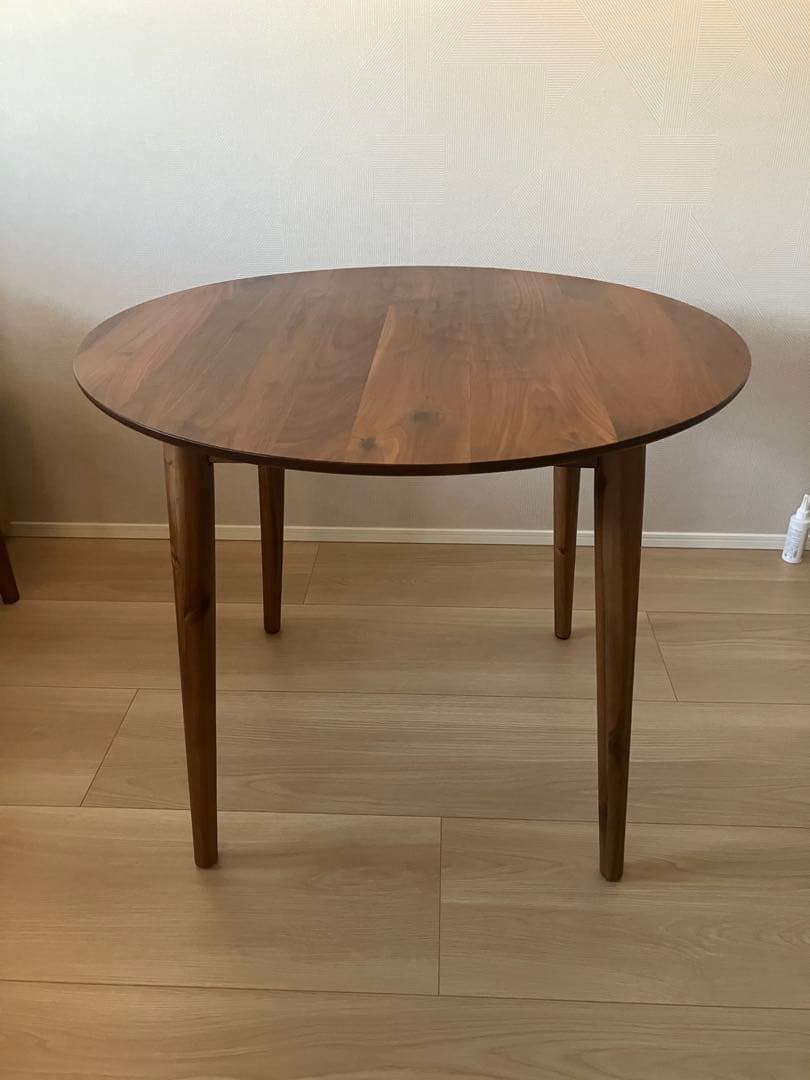 ダイニングラウンドテーブル シネマ2 ウォールナット材