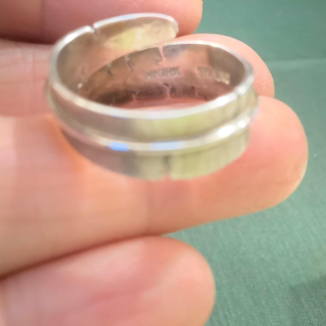 インディアンジュエリー　マイケル・カーク　フェザーリング　シルバー#15