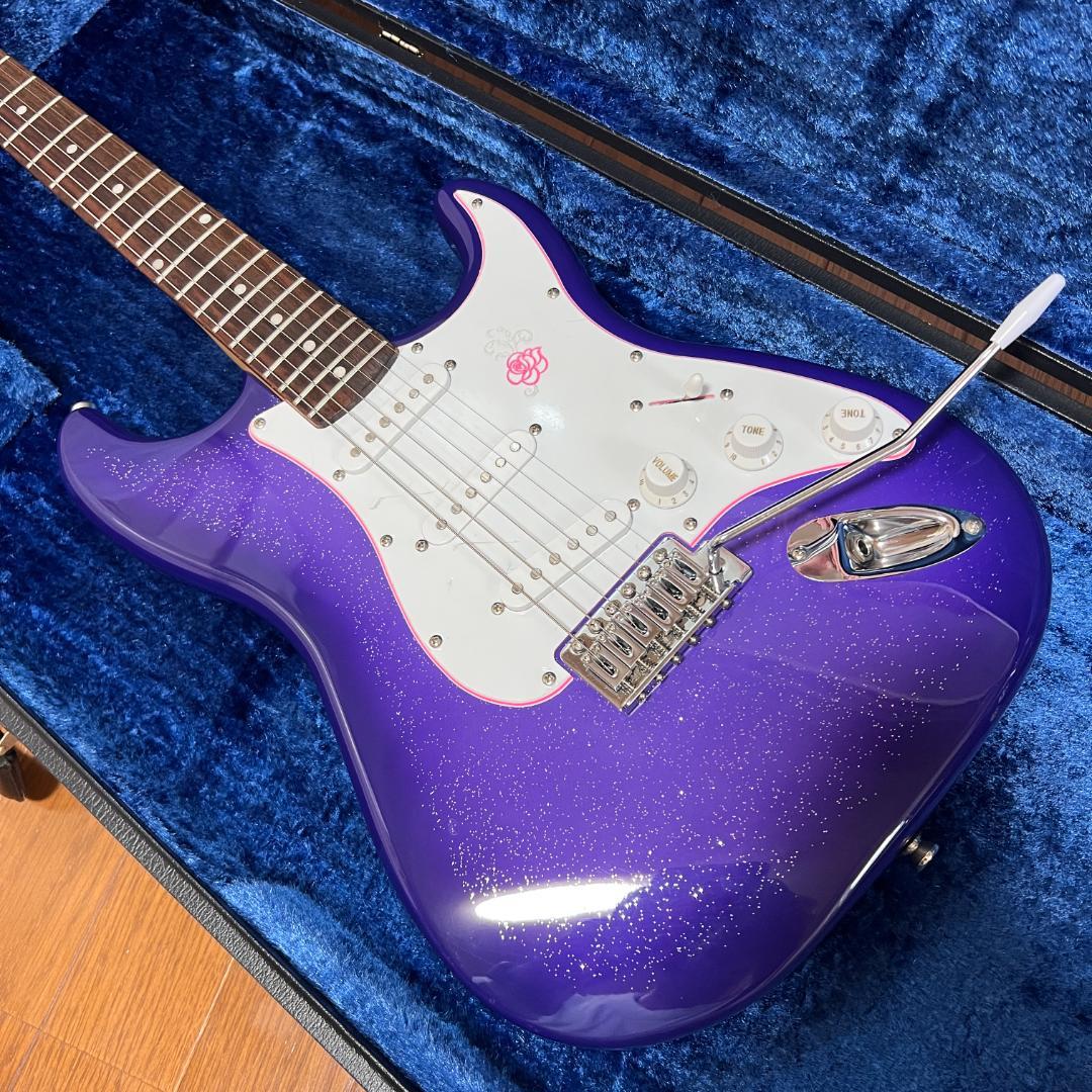 GYPSY ROSE ストラトタイプ エレキギター　パープル　紫　女子