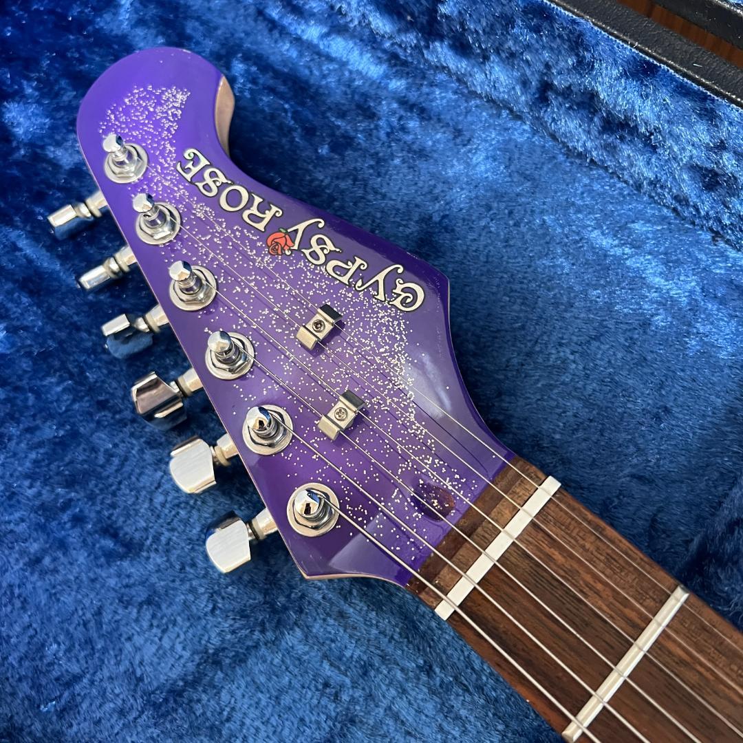 GYPSY ROSE ストラトタイプ エレキギター　パープル　紫　女子