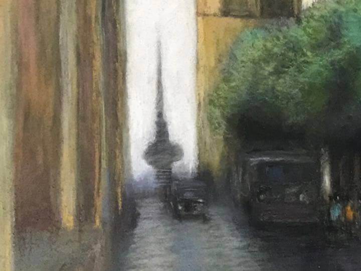 絵画★原画★１点物の作品★本物★額装★インテリア★パステル画★水彩画★風景画