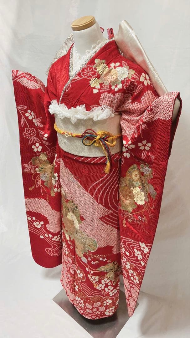 振袖 正絹　振袖フルセット　成人式　振袖6点セット