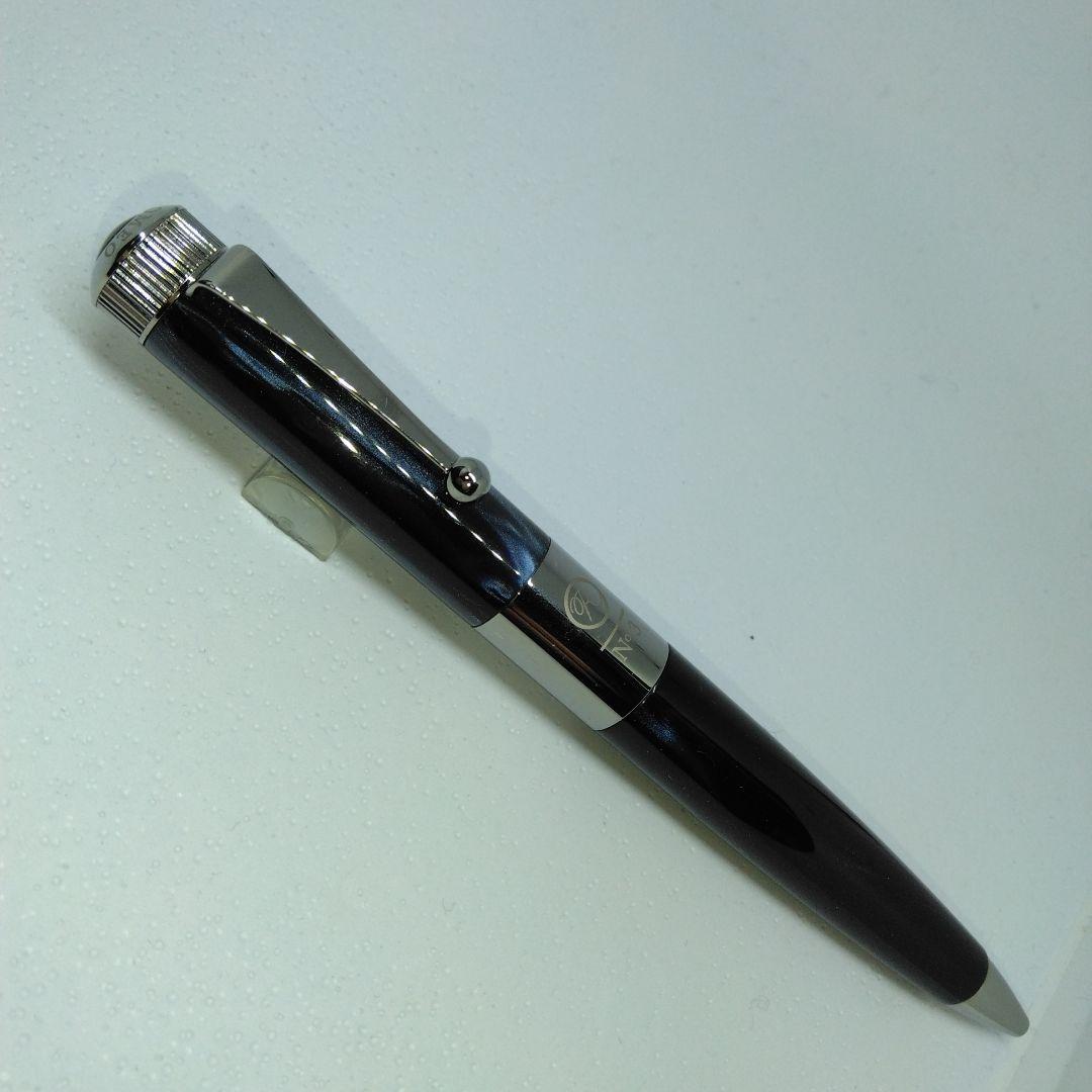 ROMEO No.3 ボールペン イタリアンブルー細軸 ケース付き