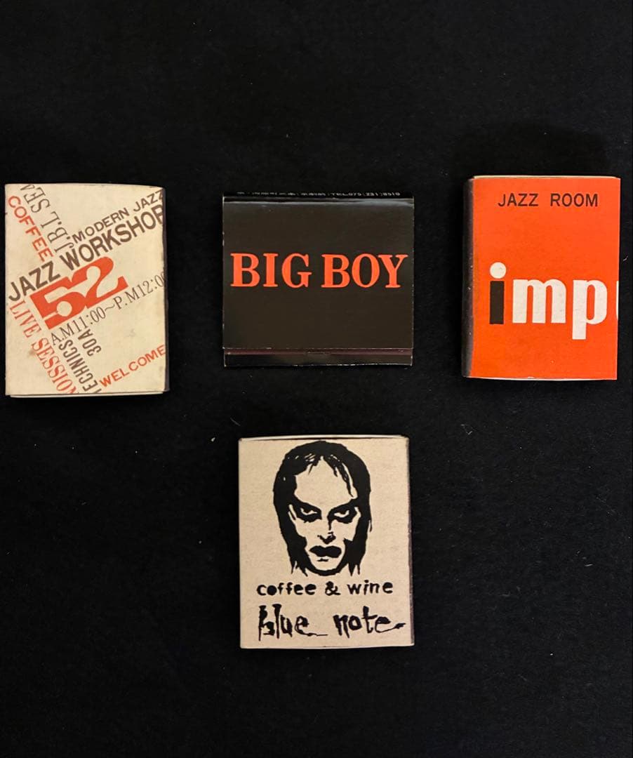 70s ジャズ　喫茶　マッチ　4点