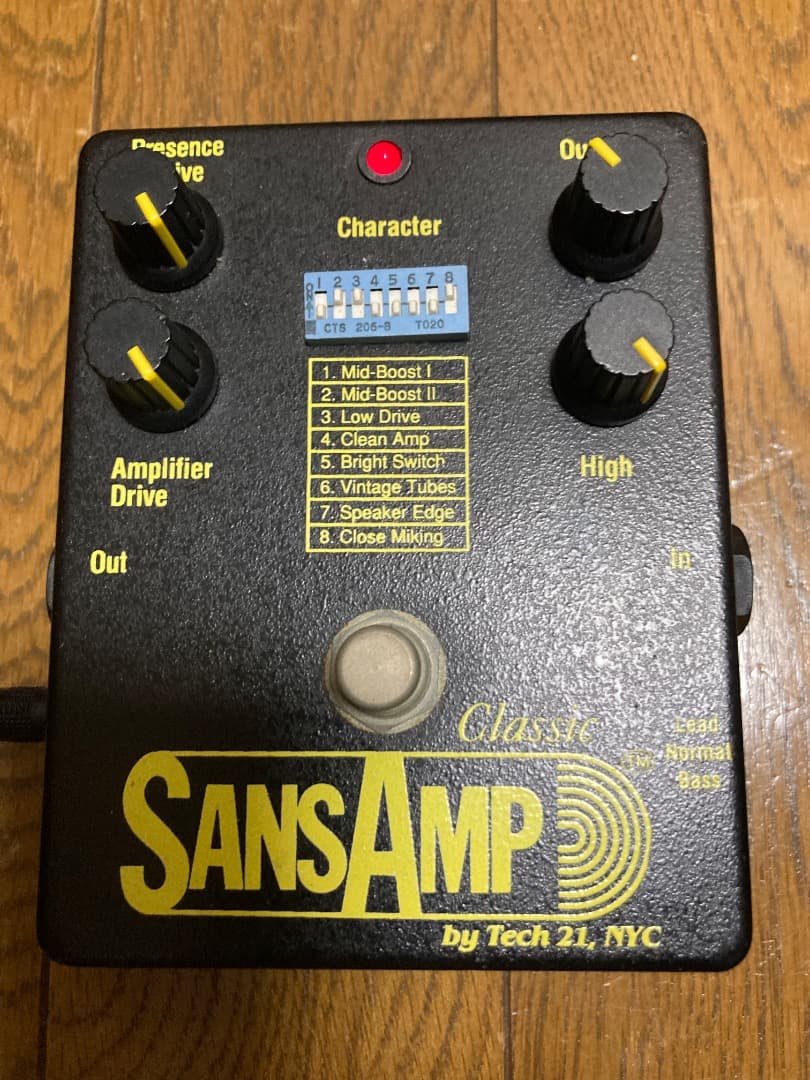 Tech 21 SansAmp Classic アンプシミュレーター