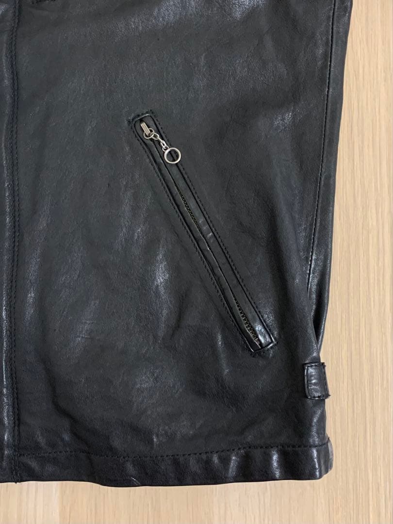 HALB ボア レザージャケット boa biker jacket 00s