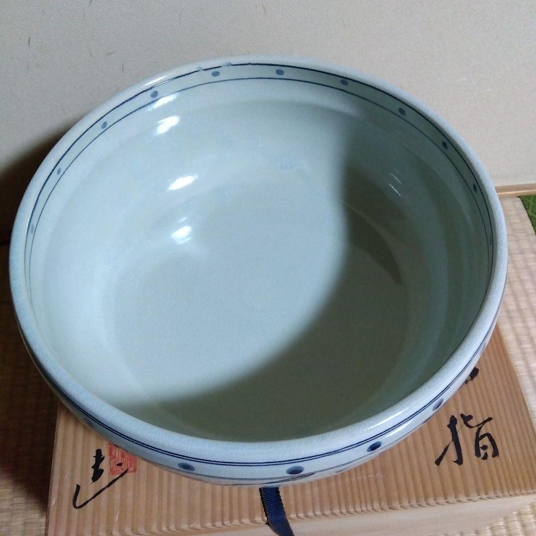 【値下げ】 平水指 安南とんぼ 久己 共箱入 塗蓋 茶道具 茶器 陶器 古美術