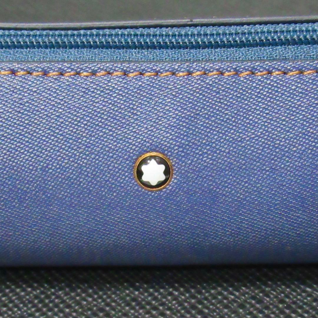 モンブラン ペンケース ペンポーチ デニム 2本用 124477