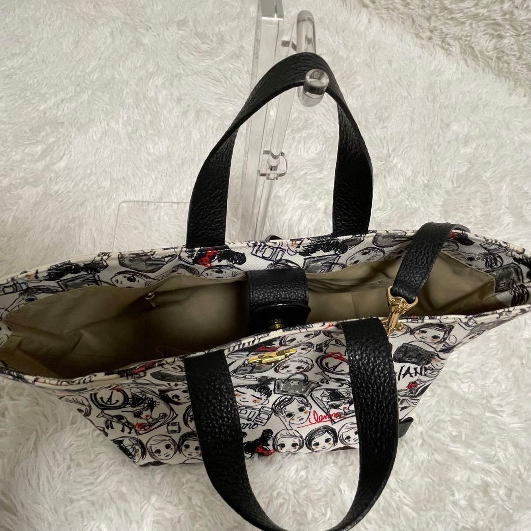 IANNEエクランフェイスハンドバッグ　2way