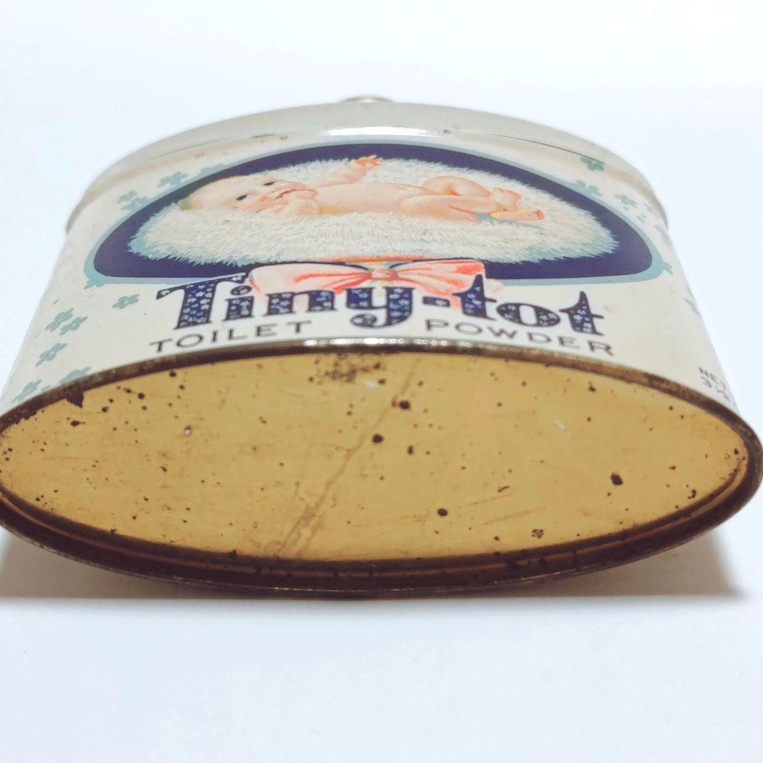 レア ビンテージ パウダー缶 Tiny-tot ベビー
