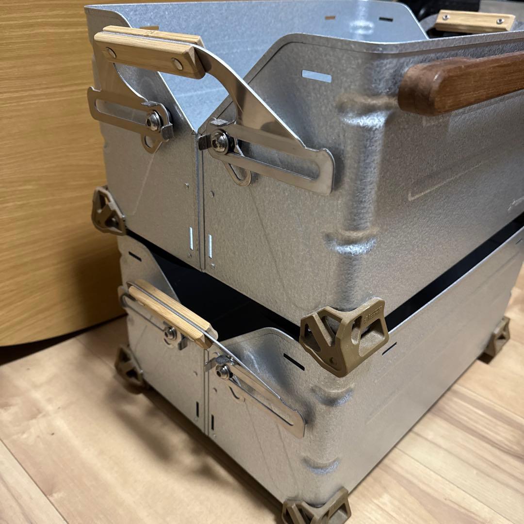  peak シェルフコンテナ25 2個とシェルコンレッグ