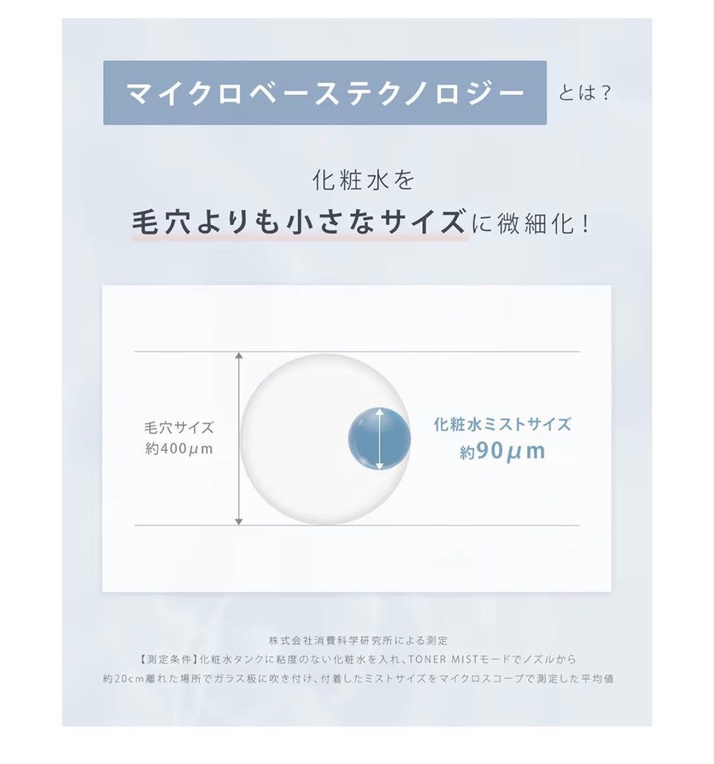 新品未使用⭐︎SALONIA ピュア ブライト スチーマー　グレー