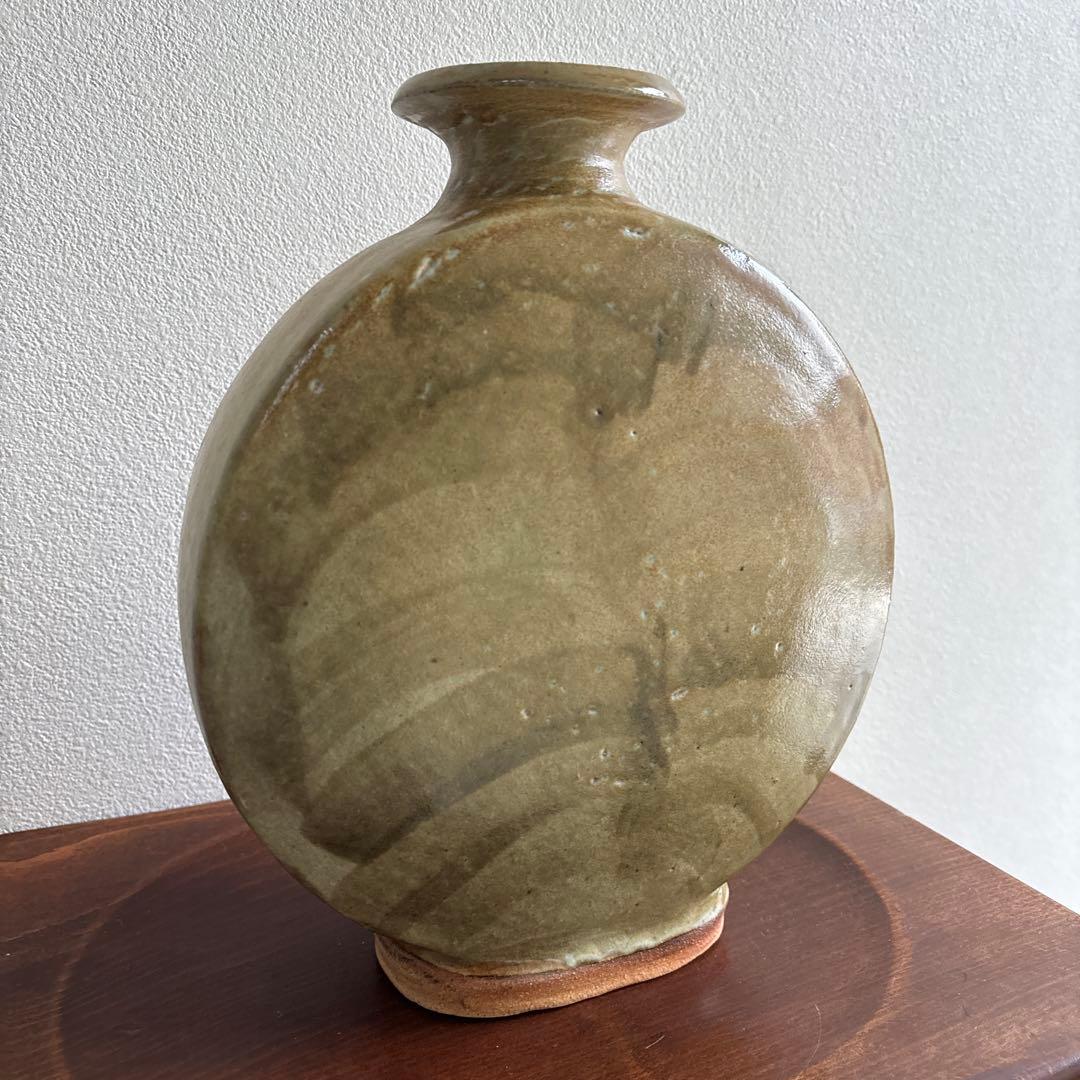 刷毛目　壷　民藝