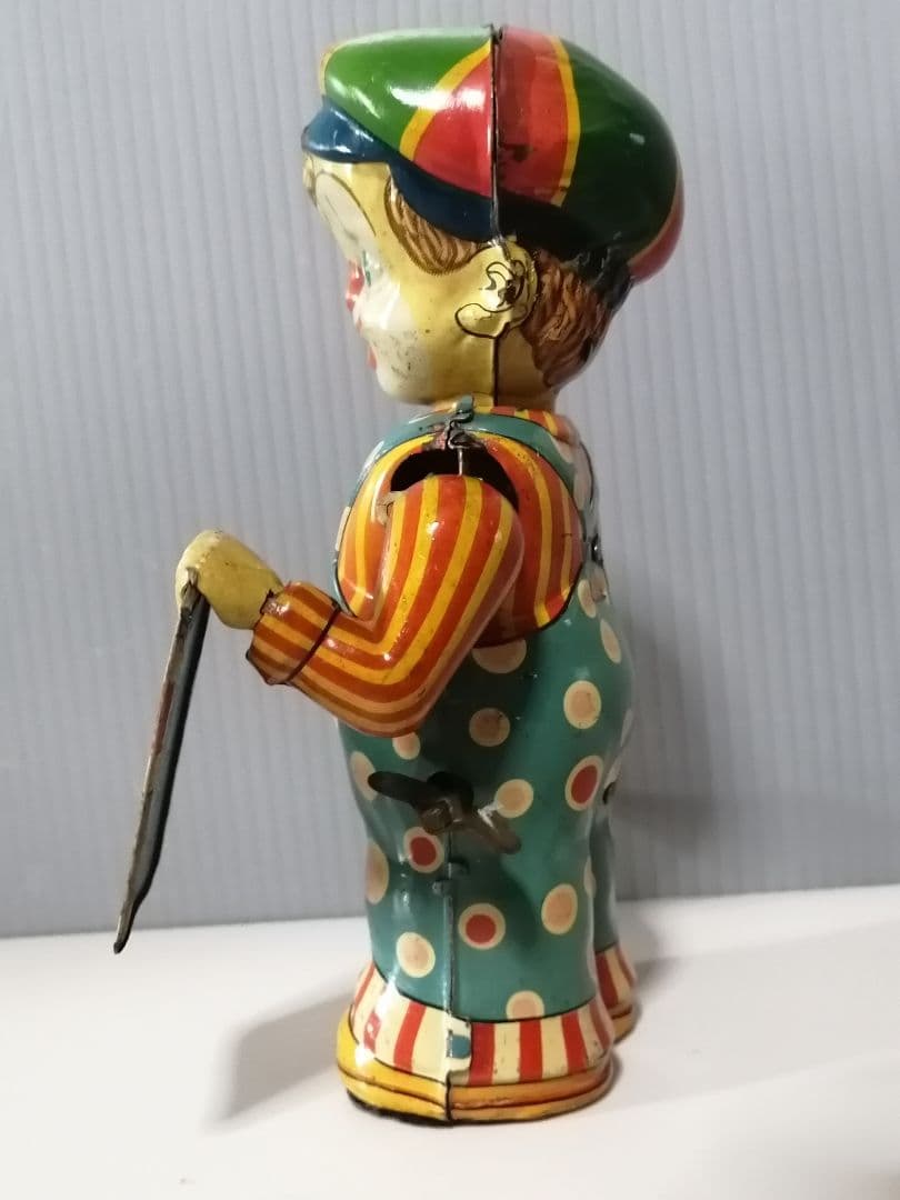 サーカスボーイ　ブリキ　ゼンマイ　日本製　日光玩具工業