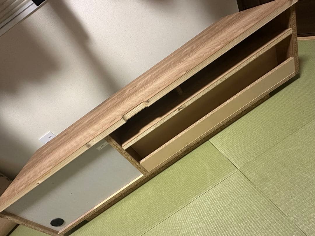 LOWYA テレビ台　幅140cm シャビー・ナチュラル