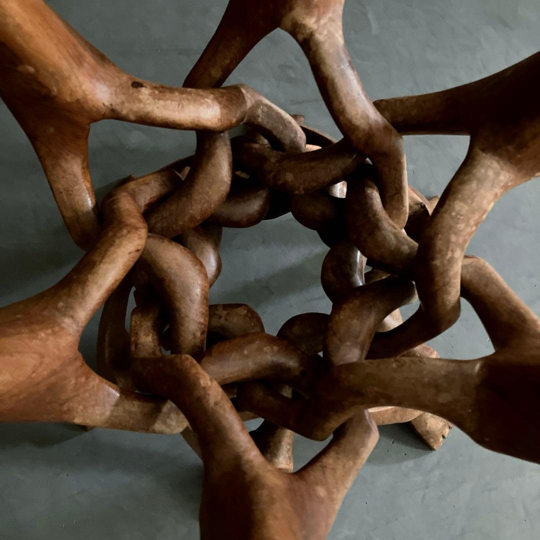 希少◎花台bird 木彫り