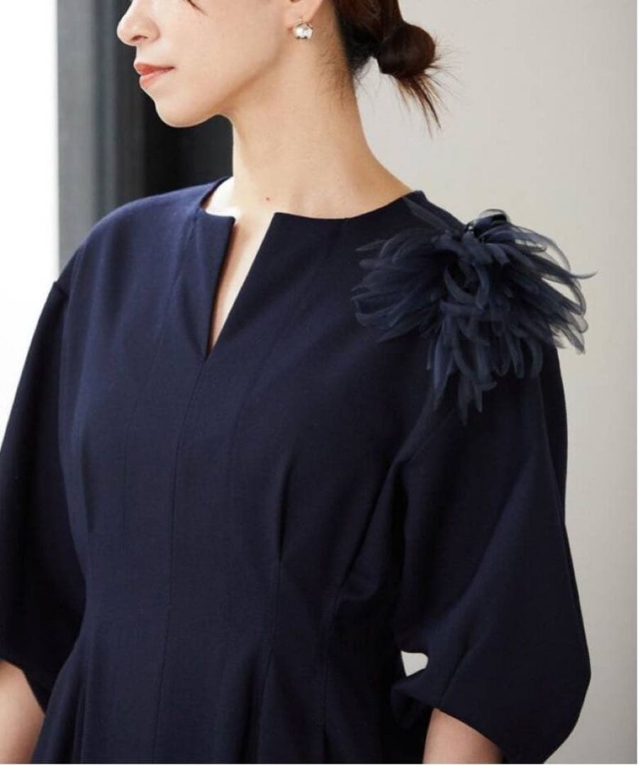 新品未使用　VERMEIL par iena シルクオーガンジーコサージュ