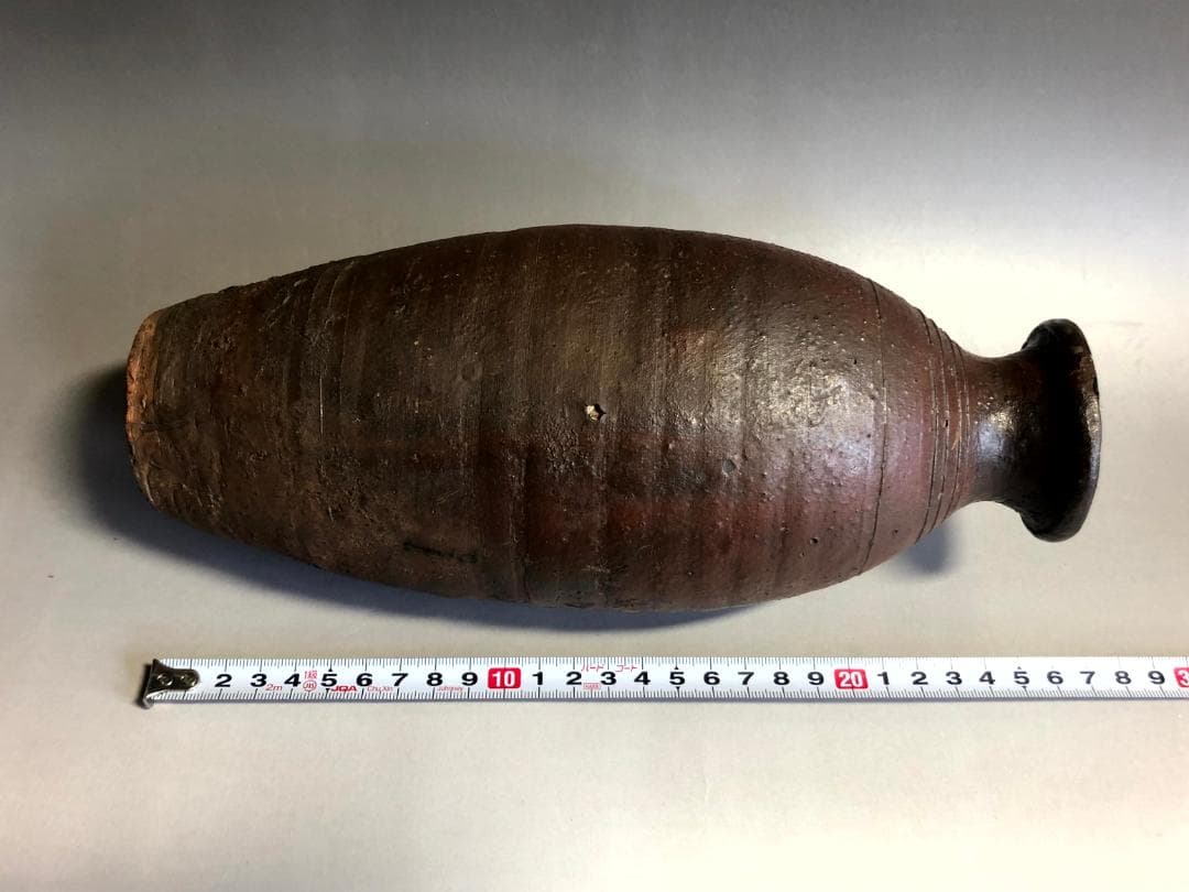 徳利■琉球南蛮焼花生 荒磯 鬼ノ腕徳利(タワカサー) 壺屋焼 花瓶古壷 時代物■