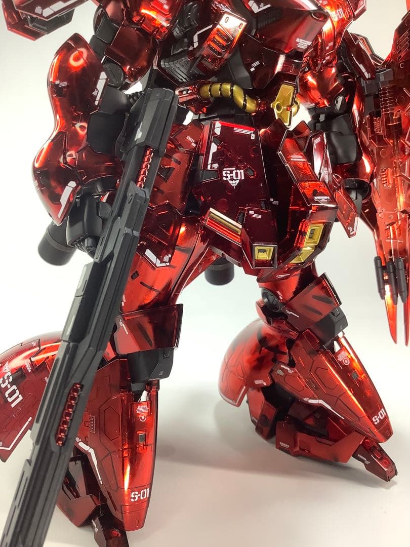 ガンダムベース限定 RG MSN-04 SAZABI 【メカニカルコアメッキ】