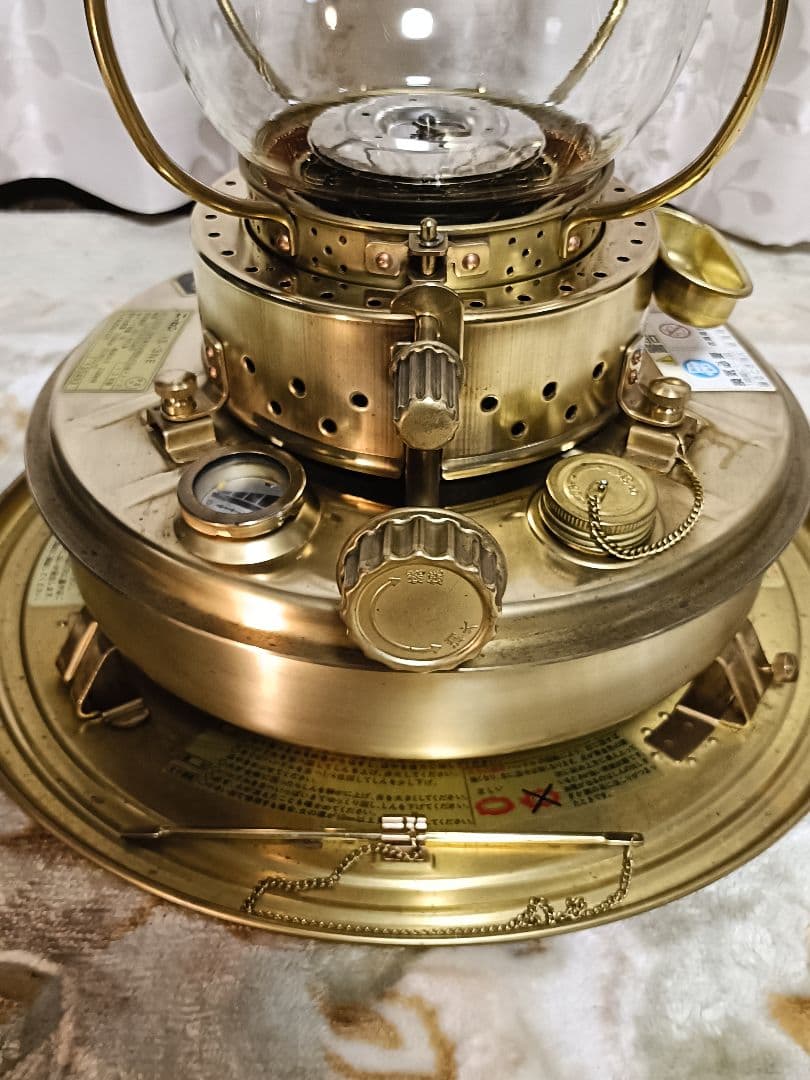 【美品】ニッセン石油ストーブ ゴールドフレーム IS-3NE 復刻版