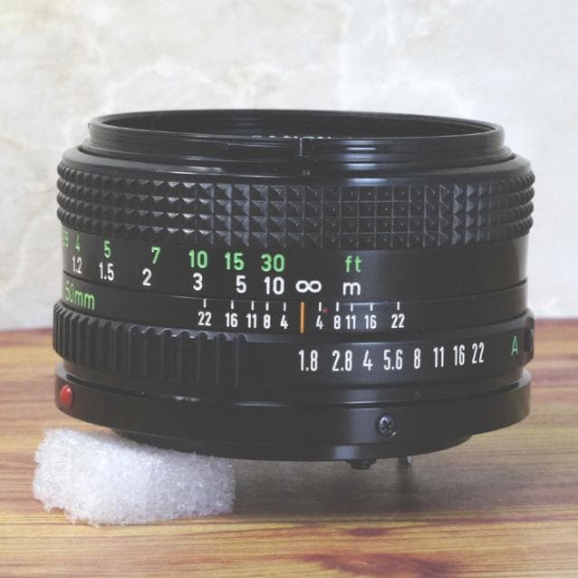 【整備済完動品】CANON AE-1 PROGRAM 黒＋New FD 50ｍｍ