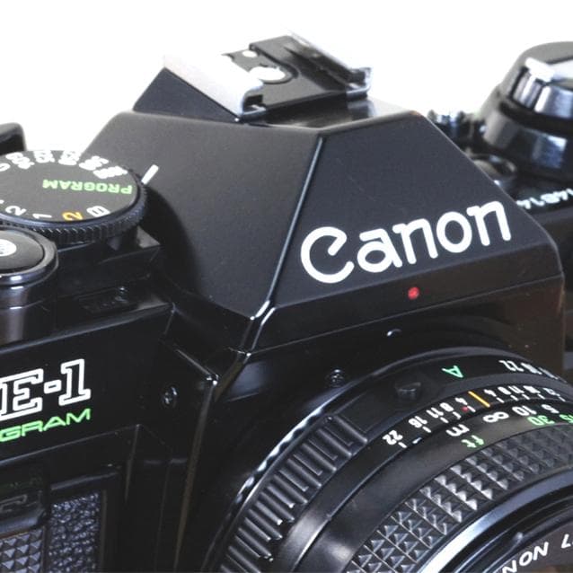 【整備済完動品】CANON AE-1 PROGRAM 黒＋New FD 50ｍｍ