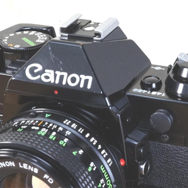 【整備済完動品】CANON AE-1 PROGRAM 黒＋New FD 50ｍｍ