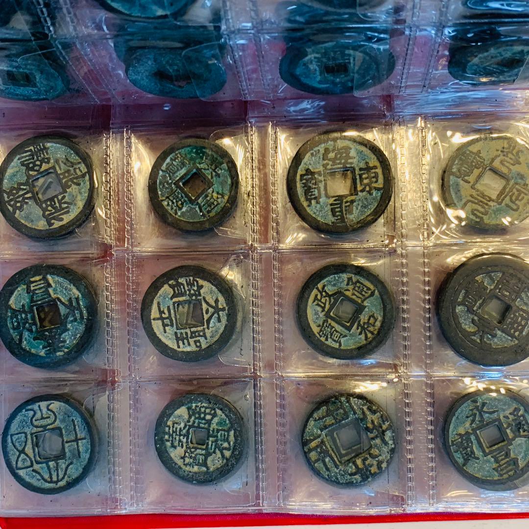 中国 古銭 穴銭 銀貨 アンティーク 硬貨  120枚セット コレクション