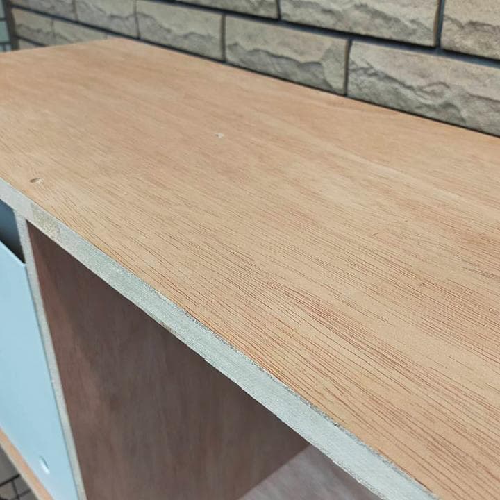 組立有 送料込 無塗装 ハンドメイド 木製 スタッキング シェルフ 本棚 収納棚