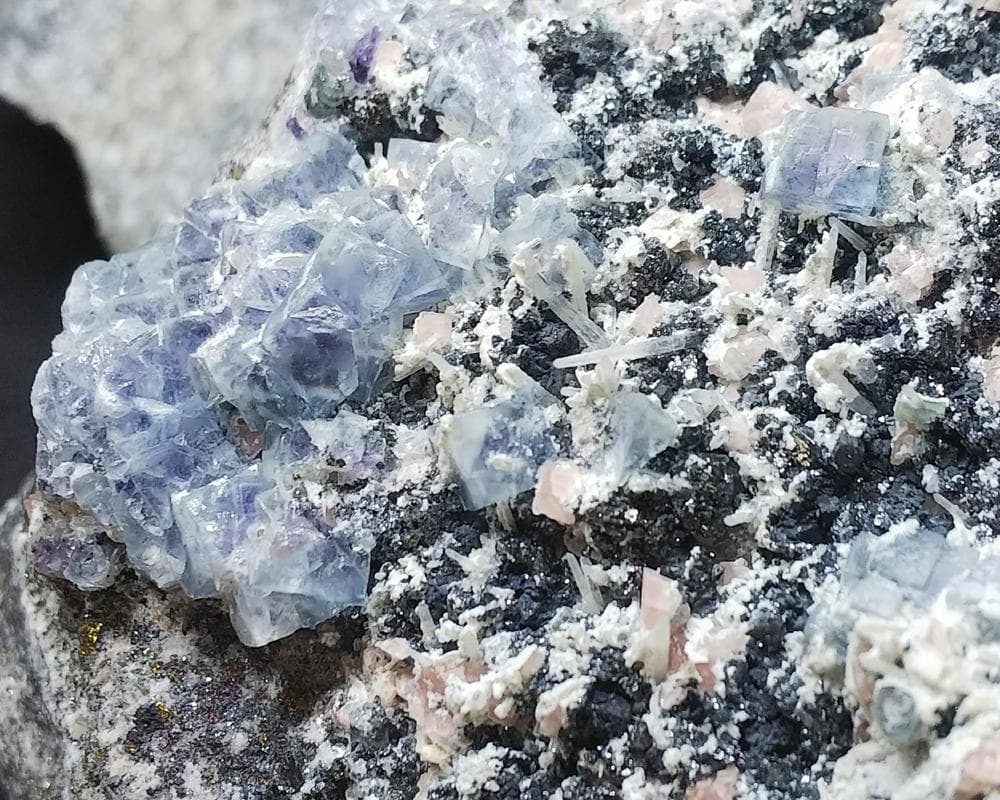 435 約1.5kg ロードクロサイト＆フローライト アパタイト スイートホーム