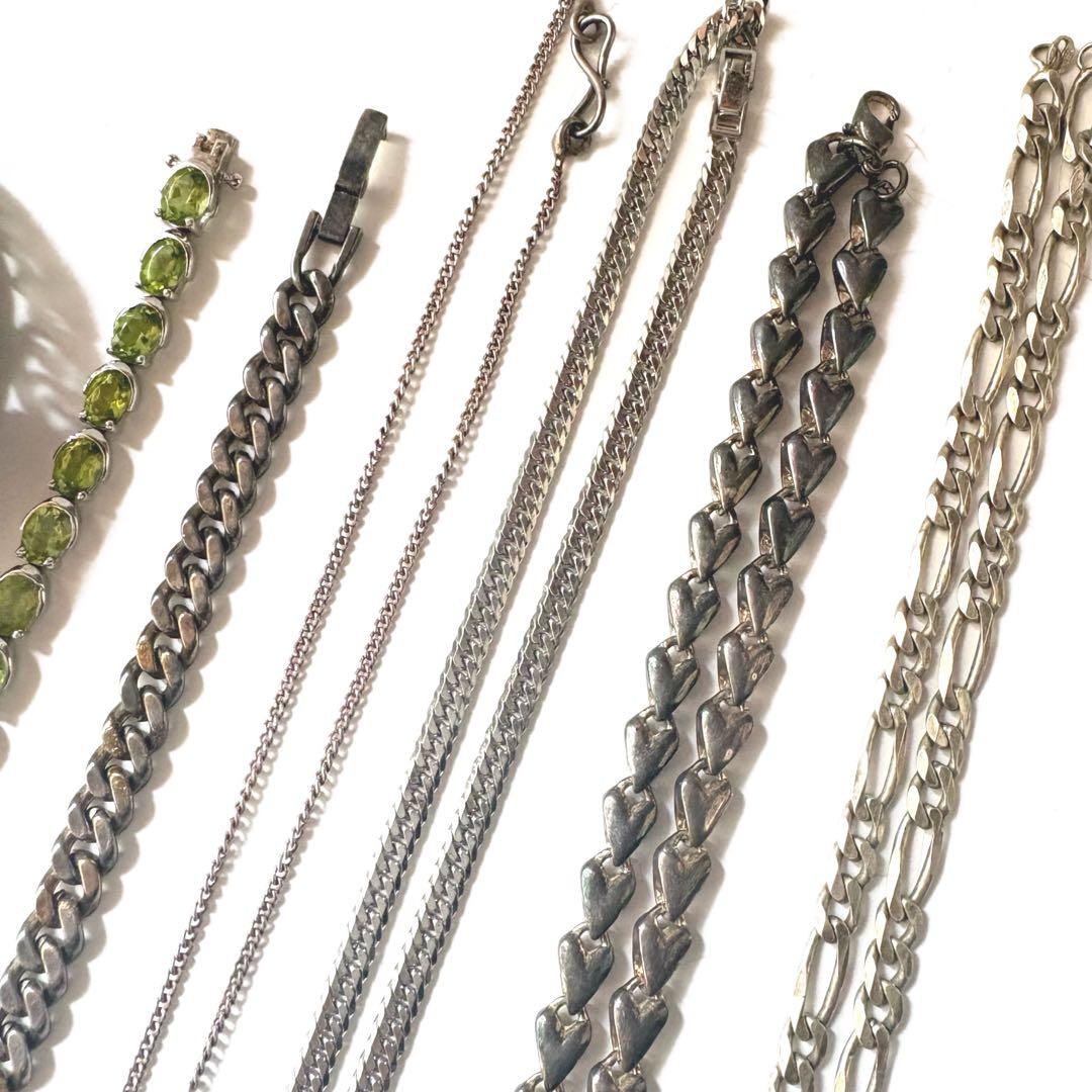 ゴ*ス様 遺品整理 SV シルバー アクセサリー ネックレス リング ブレス ま
