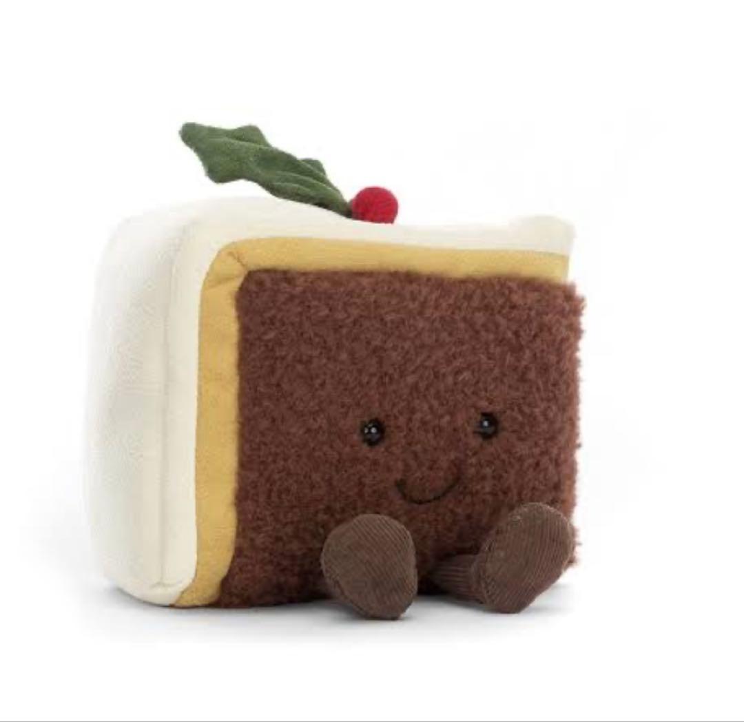  ぬいぐるみ Slice of Christmas Cake
