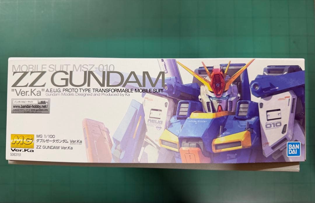 MG ダブルゼータガンダム Ver.Ka (ZZガンダム Ver.Ka)