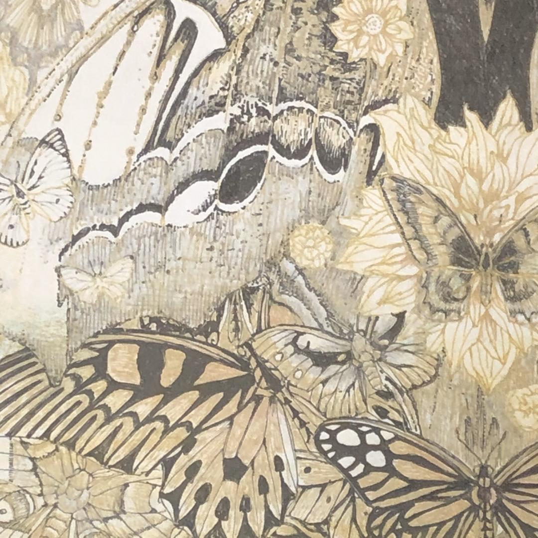 絵画 Moth Girl #004