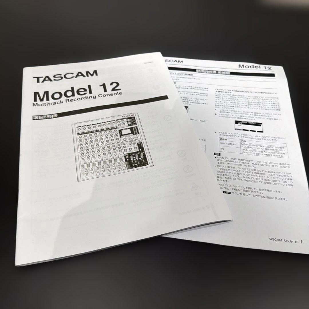 TASCAM Model12 デジタル・レコーディングミキサー 純正ケース付