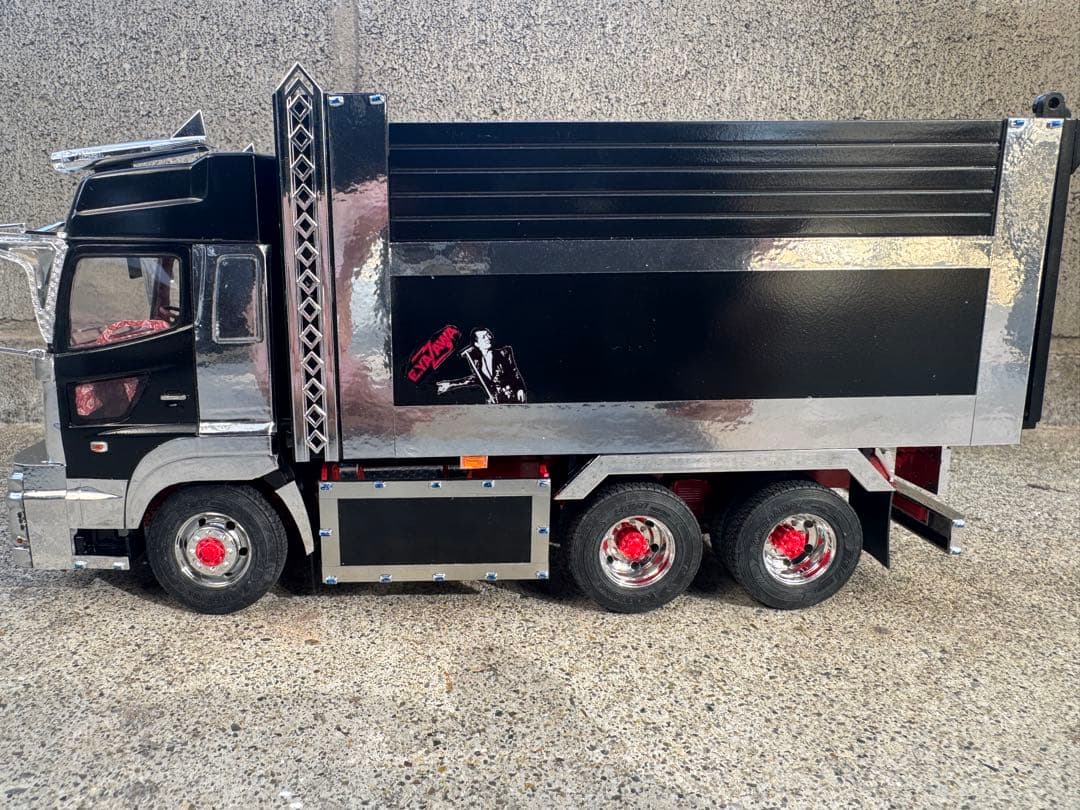 値下げ　アオシマ 1/32 深箱ダンプ改17プロフィア　YAZAWA仕様完成品