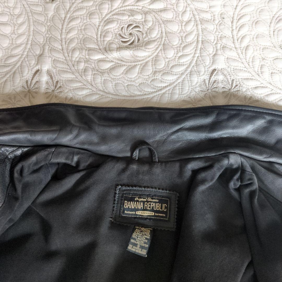 BANANA REPUBLIC ヴィンテージ 短丈 レザージャケット S