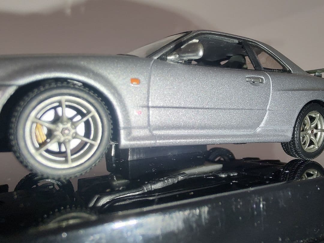 オートアート 1/43 スカイライン R34 GT-R ミニカー 3台セット