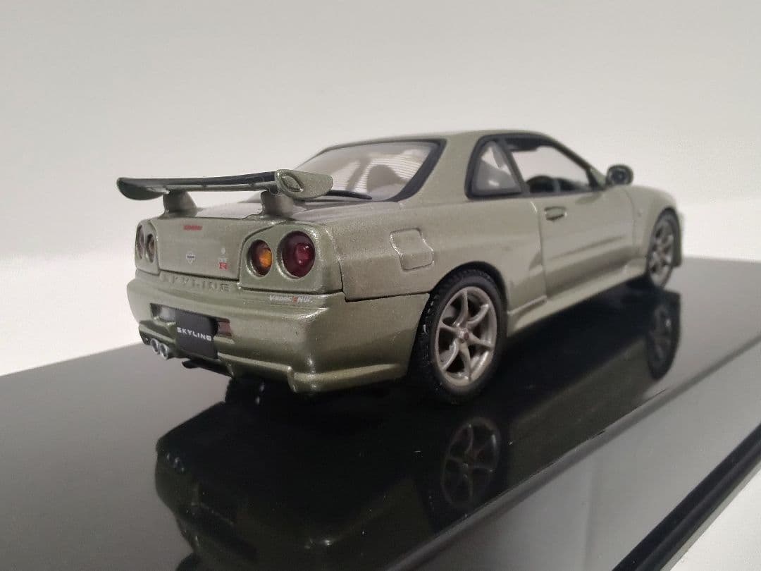 オートアート 1/43 スカイライン R34 GT-R ミニカー 3台セット