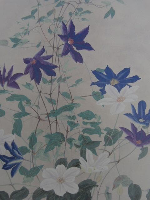 伊藤はるみ、【初夏】、希少な額装用画集より、新品額装付