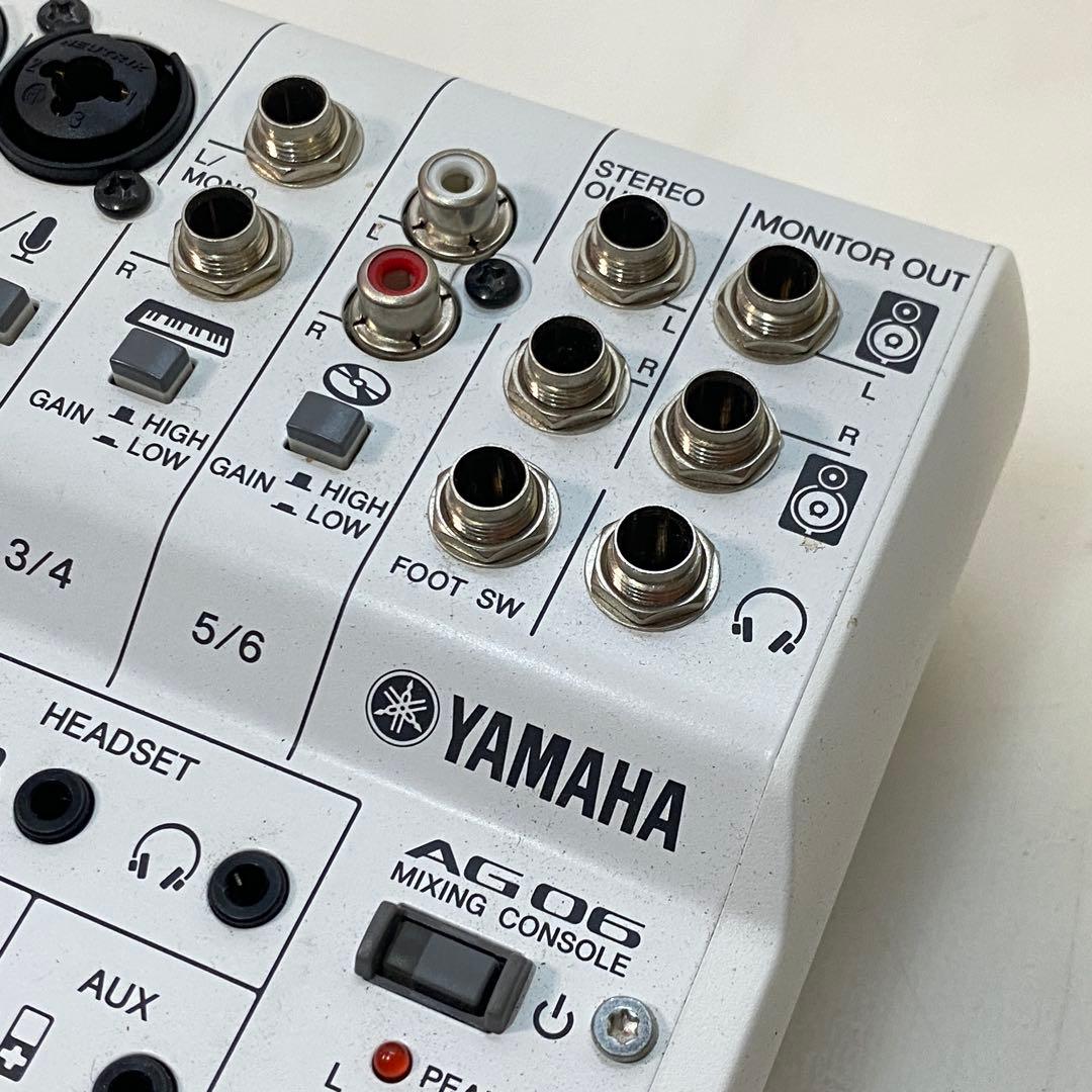 ◎ヤマハ AG06 オーディオインターフェース ミキシングコンソール
