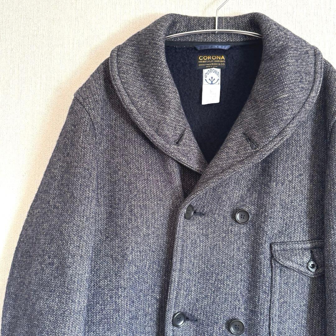 コロナ　4つボタンビーチクロスジャケット　日本製　Lサイズ