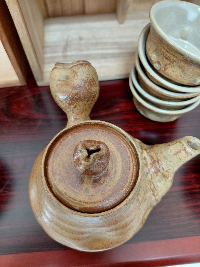 布志名焼 八世 土屋善史郎&萬古焼 翠涛園 石？作 煎茶道具 茶道具