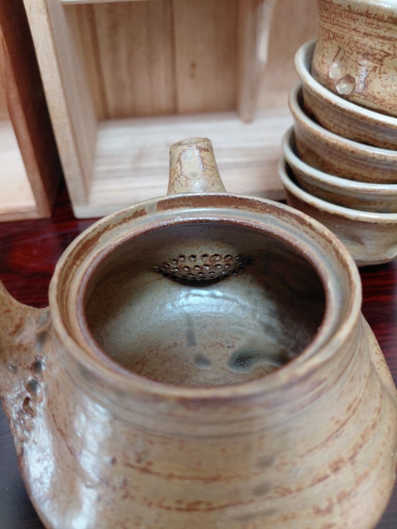 布志名焼 八世 土屋善史郎&萬古焼 翠涛園 石？作 煎茶道具 茶道具