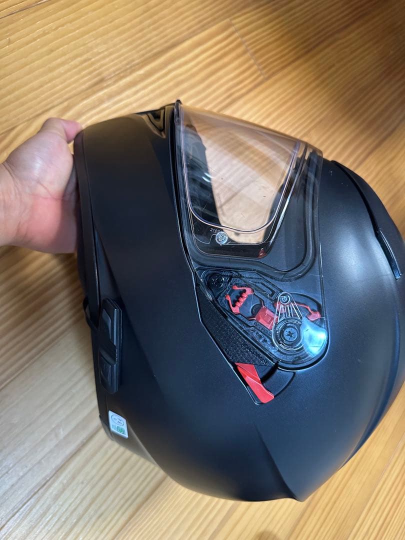 AGV フルフェイスヘルメット Lサイズマットブラックとコミネグローブセット