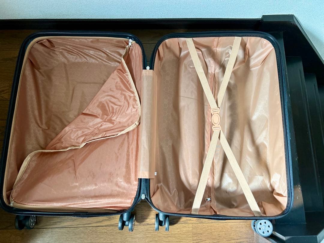 4点セット スーツケース シルバー 在庫処分 旅行 360°の4輪キャスター