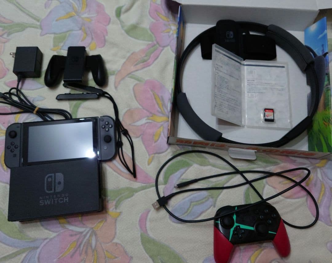 タ*】様 Switch スイッチ本体 リングフィット ゼノブレイド2Proコン