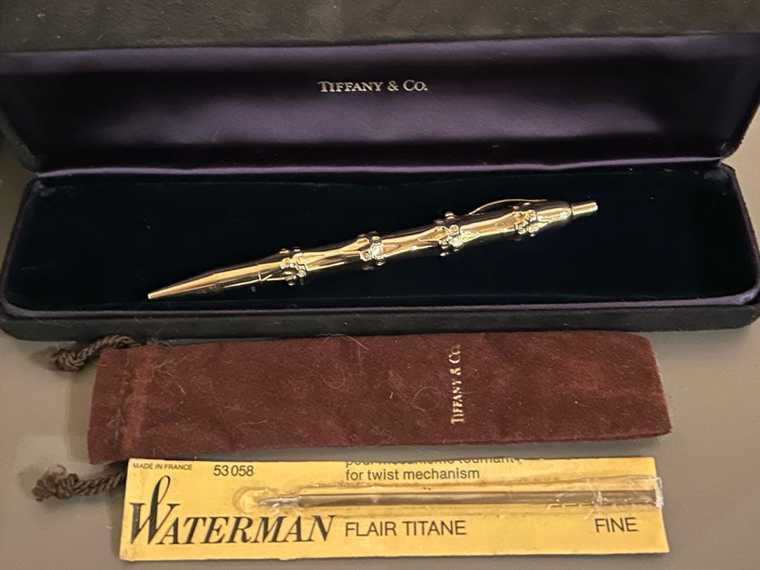 Tiffany & Co. ボールペン　ティファニー　14k 無垢