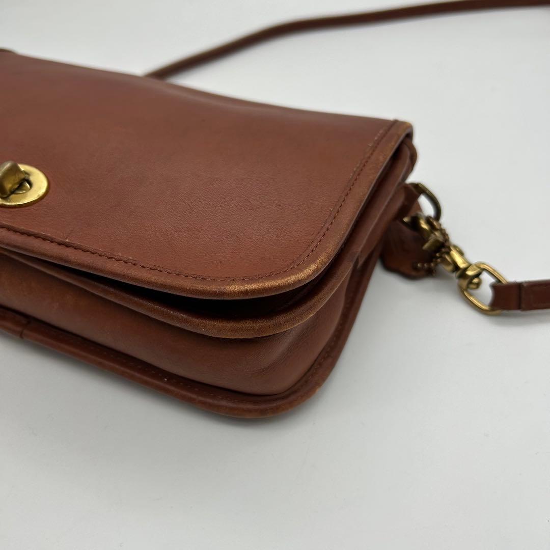 バッグ Old Coach Turnlock Shoulder Bag Vintage