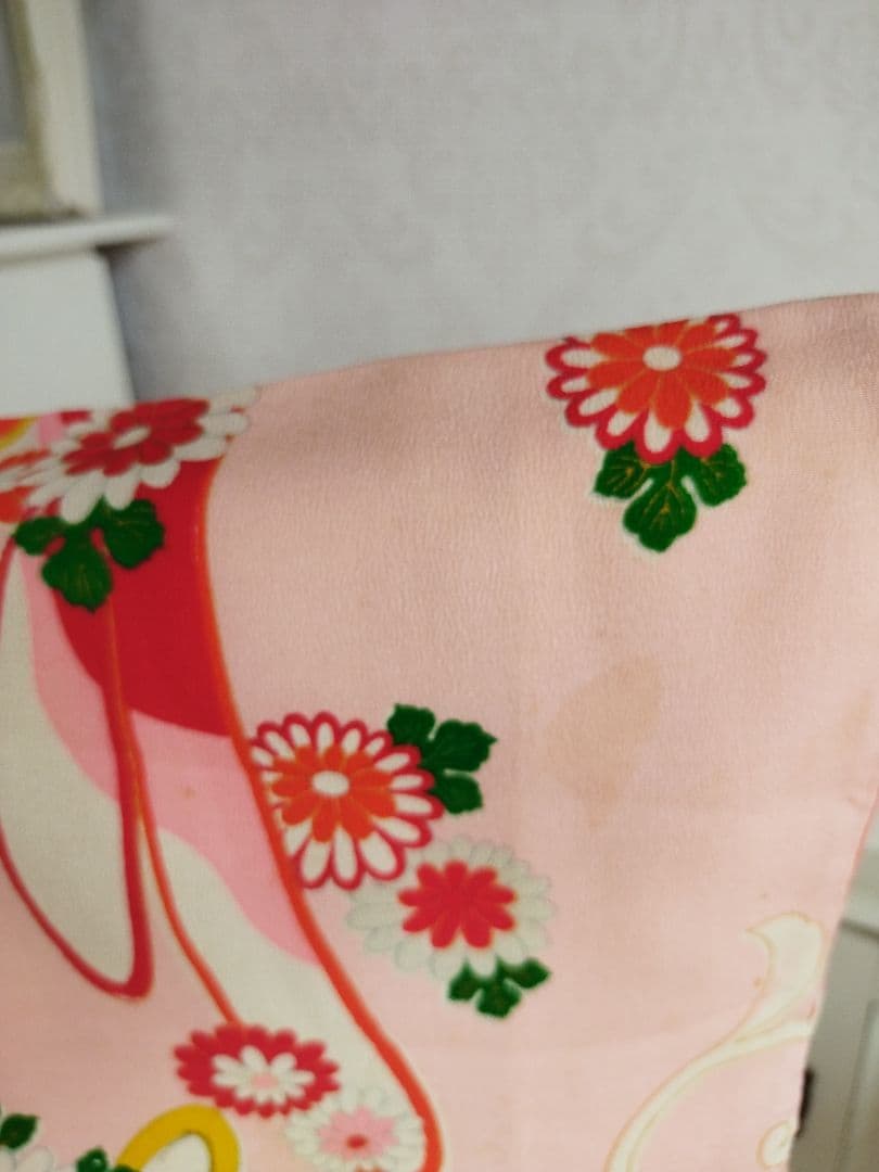 専用です☆アンティーク薄ピンクの着物と帯小物セット☆七五三　ハーフ成人式